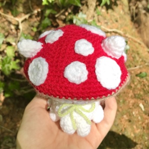 Mushroom Bud Kawaii-Kitty - Amigurumi Crochet - GiftyKitty