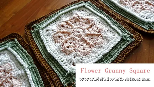 Flower Crochet Granny Square