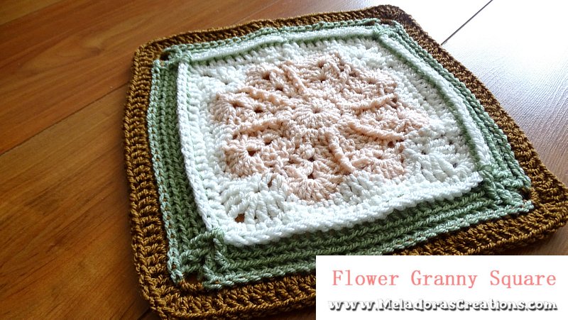 Free Granny Square Crochet Pattern: 4 Floral Motifs, cypress