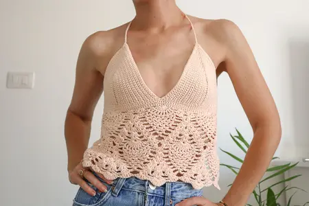 Pineapple Stitch Top