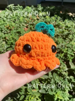 Baby Pumpkin Octopus Crochet Pattern