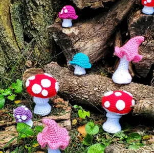 Fantasy Forest Mushrooms