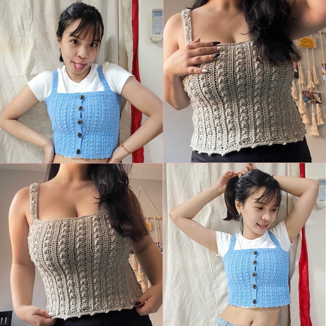 Asthore Top: Crochet pattern | Ribblr