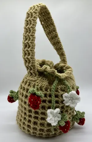 Strawberry Basket Bag