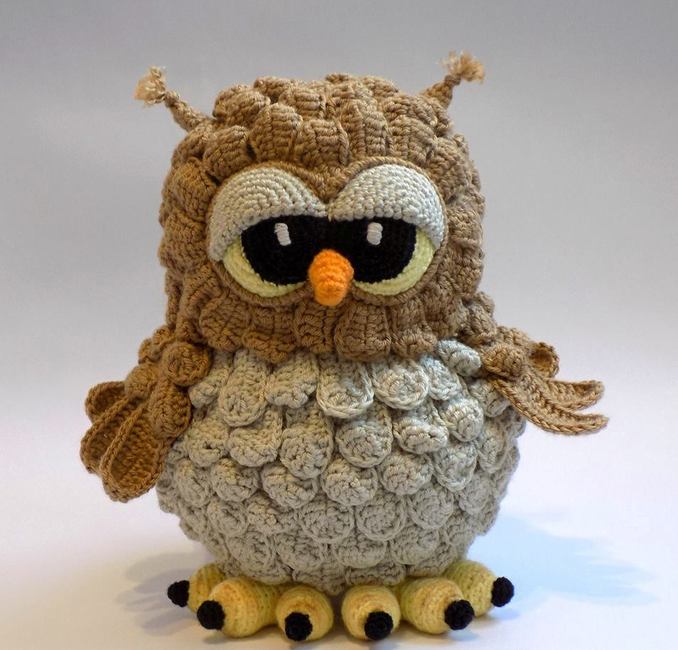 Big Owl Pattern Crochet Ribblr