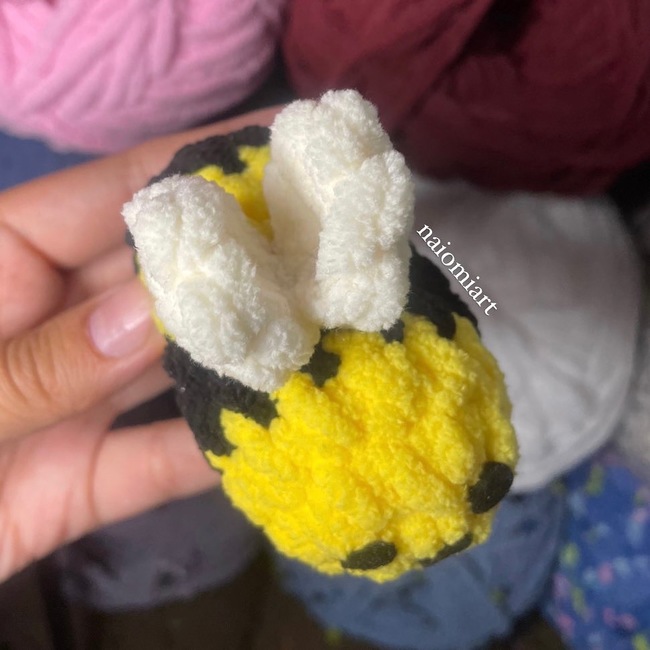 Bee Stuffed Animal, Beatrice the Bumblebee, Crochet Bee, Stuffed