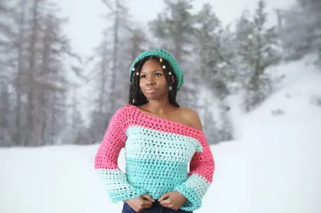 The Olred Crochet Sweater