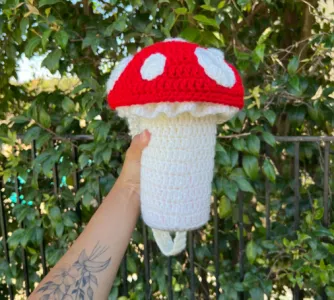 Mushroom Waterbottle Holder