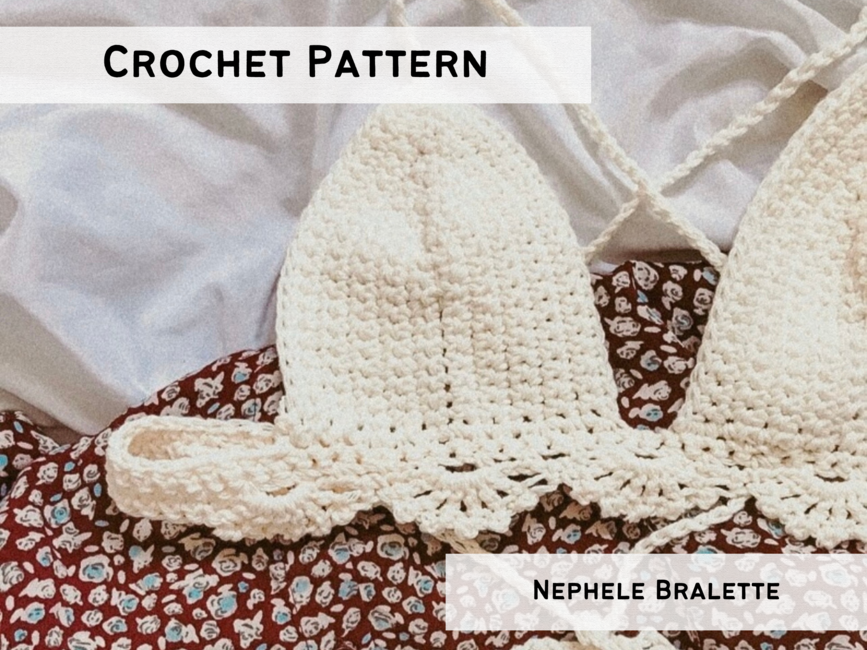 The Lace Bralette Crochet PATTERN