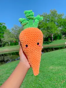 Carrot amigurumi crochet pattern