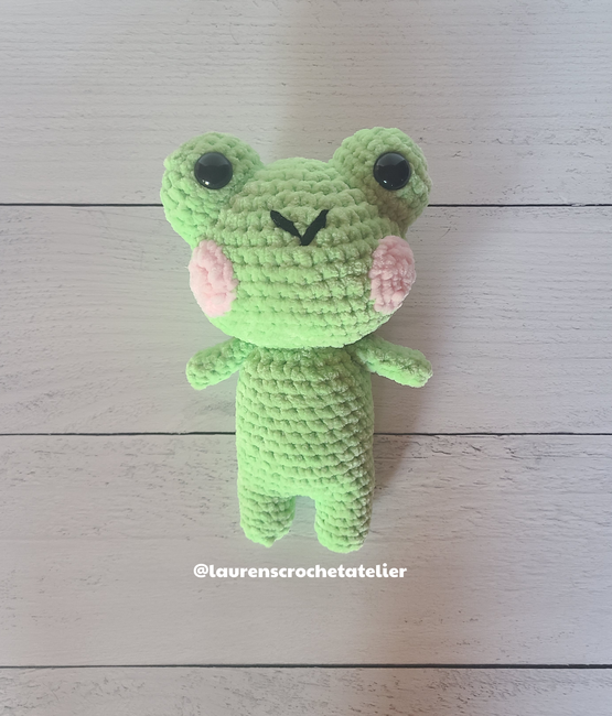Crochet Frog Plushie Pattern: Crochet pattern