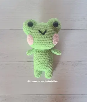 Crochet Frog Plushie Pattern