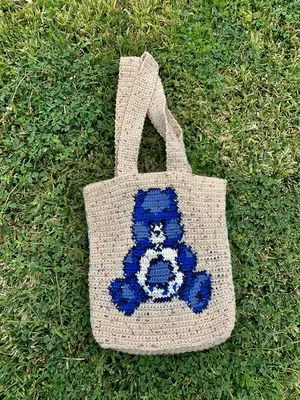 Care Bear Tote Bag (Grumpy Bear)