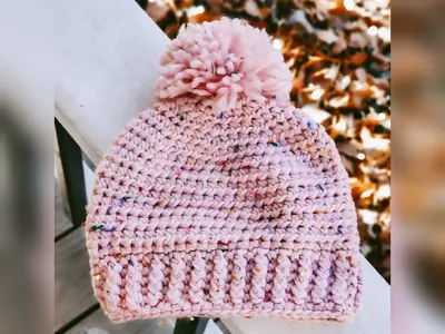 Bubblegum Ice Cream Beanie