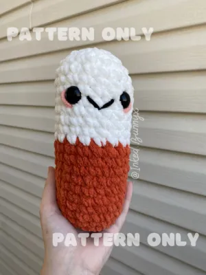 Pill Crochet Plushie Pattern