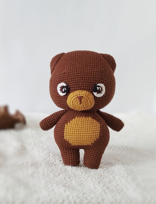 Brown Bear Amigurumi Crochet Pattern – Darn Good Yarn