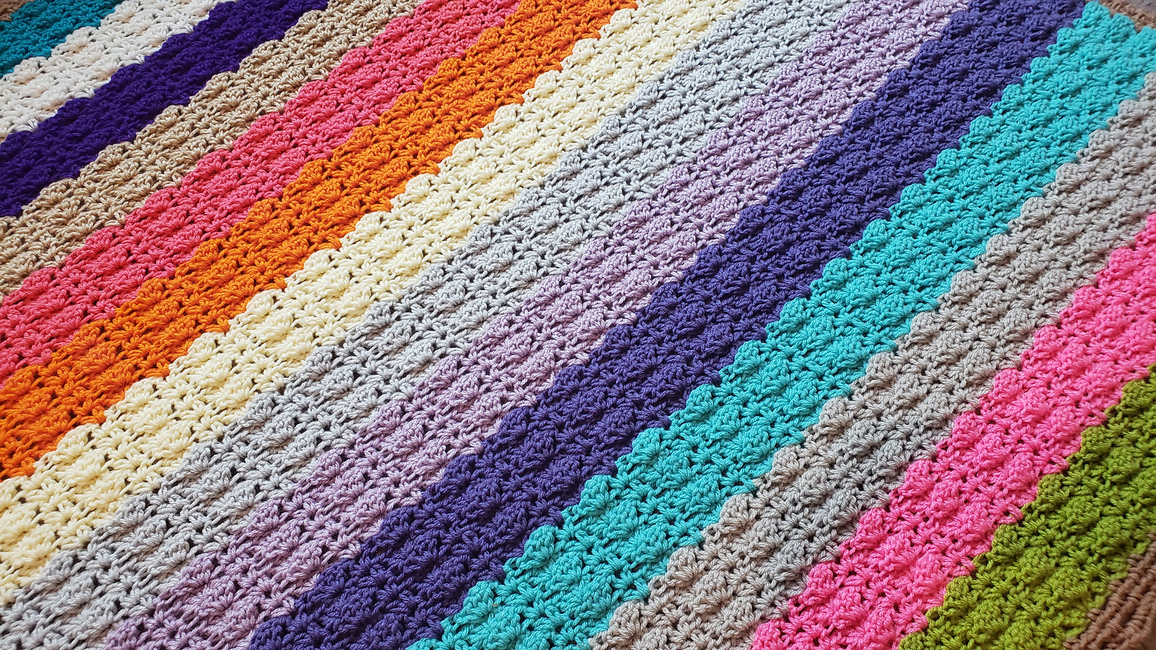 Vivid Memories Afghan Crochet pattern Ribblr