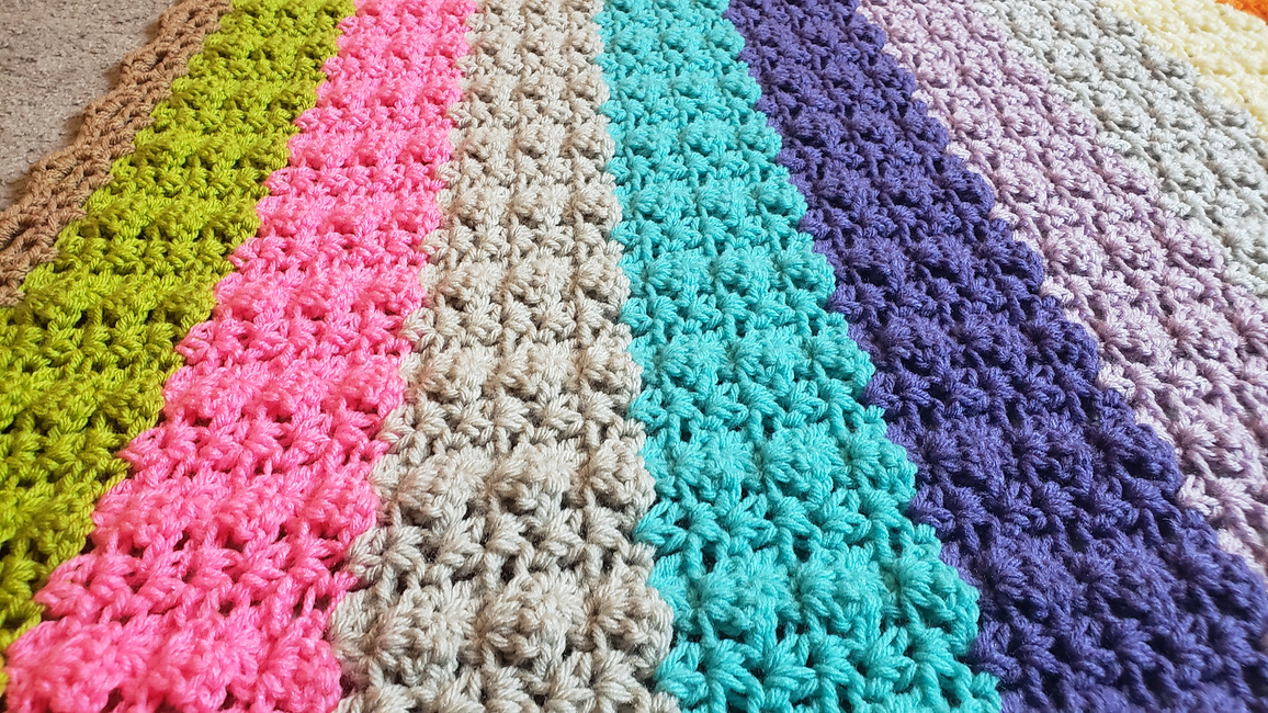 Vivid Memories Afghan Crochet pattern Ribblr