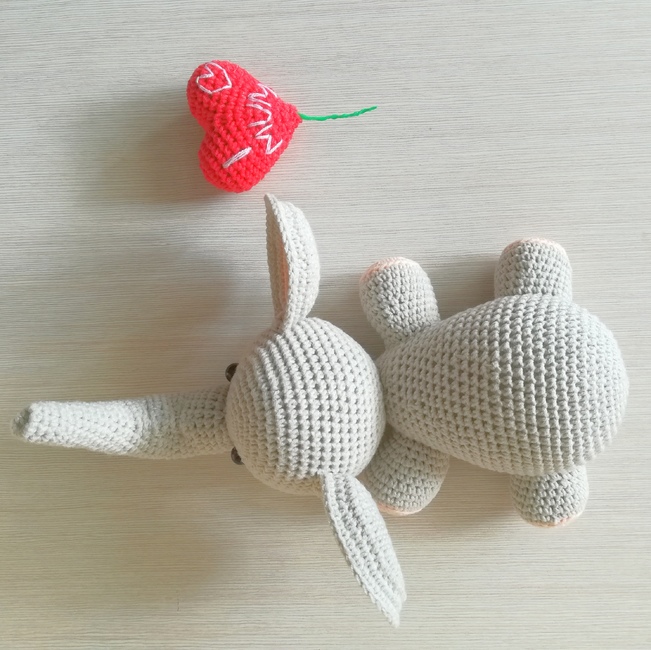Red Heart Amigurumi Yarn - Elephant