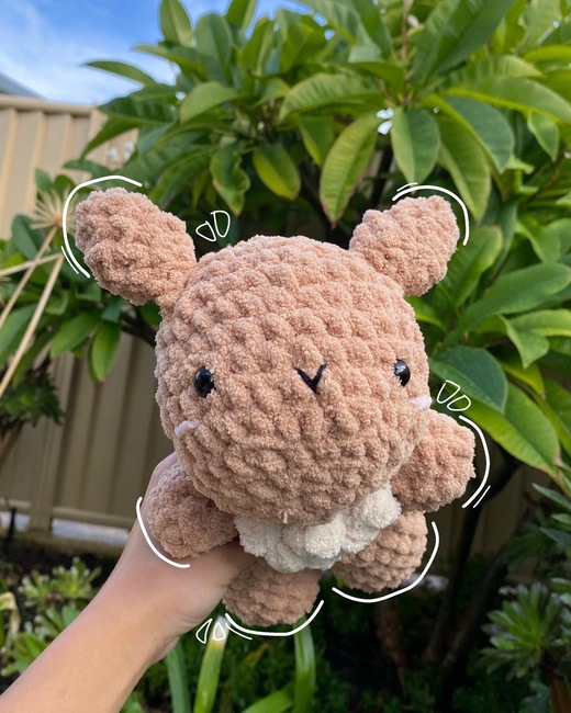 Crochet Eevee Pattern: Crochet pattern Ribblr