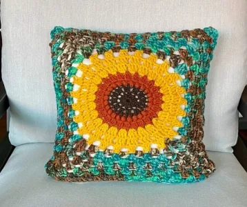 Sunflower Pillow Cover