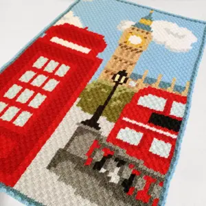 London Calling C2C Blanket