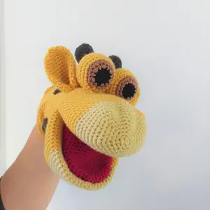 Crochet Pattern Giraffe Hand Puppet