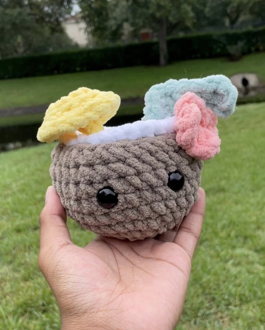 Coconut Set of 4 Crochet Plushies - Ninth Isle Ohana, Made in Hawaii
