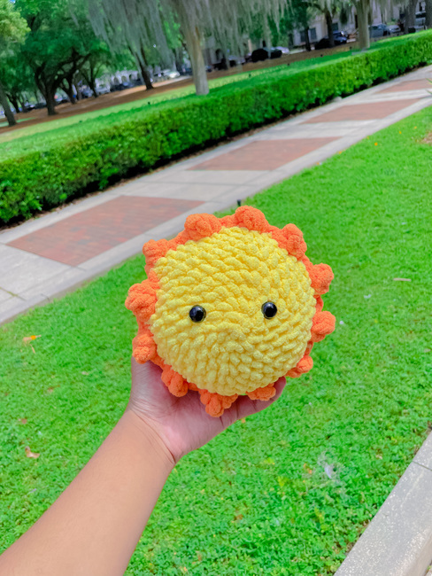 NoSew Sun amigurumi crochet: Crochet pattern | Ribblr