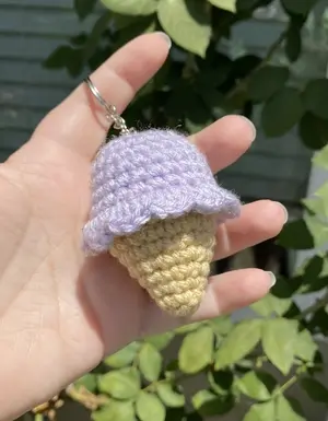 Mini Ice Cream Keychain