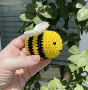 Fat Bumblebee Keychain