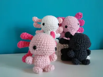 Axolotl Amigurumi pattern