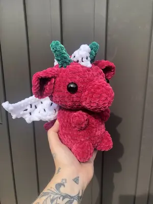 Kawaii Dragon Crochet Amigurumi Pattern