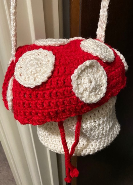 Marshas Mushroom Satchel: Crochet pattern