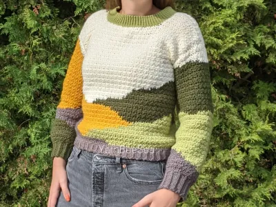 Mountain Range Sweater Crochet Pattern