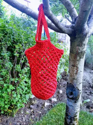 Volkan mesh Market bag