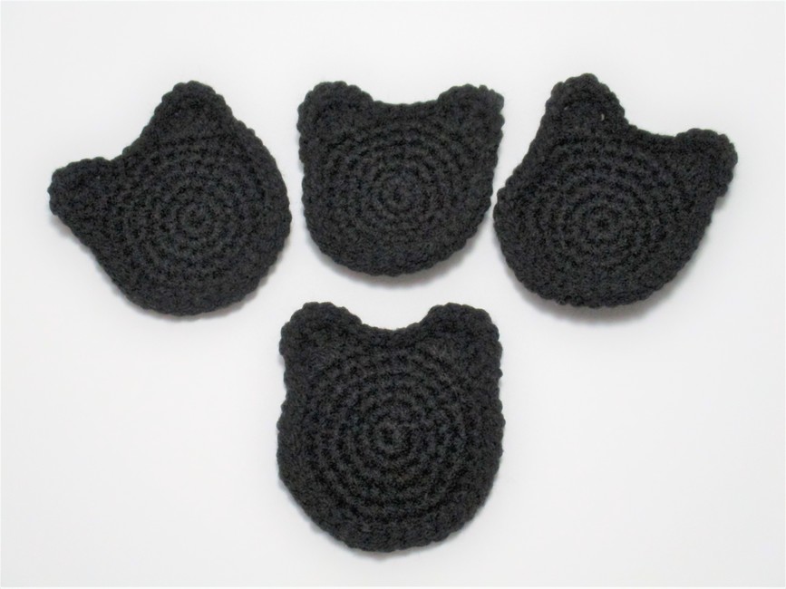 Gothic Crochet Pattern - Black Coasters! 