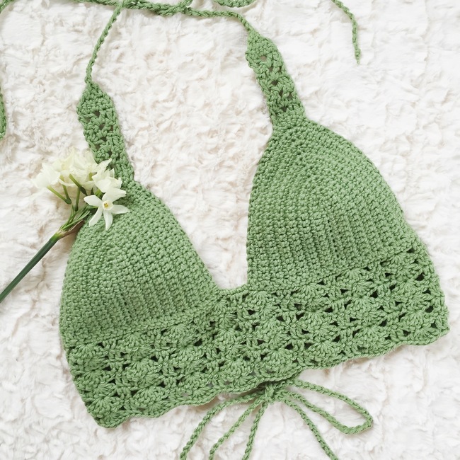 Equinox Bralette Crop Top Crochet Pattern Ribblr