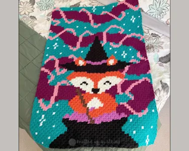 Fox\'s Witchy Brew C2C Blanket