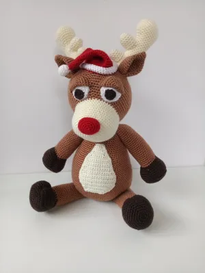 Christmas Reindeer Crochet Pattern Rudolph