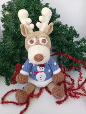 Christmas Reindeer Crochet Pattern Donner