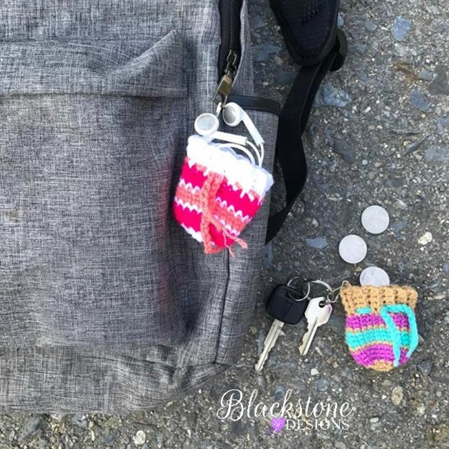 Keyring Pouch: Crochet pattern | Ribblr