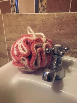 Fancy crochet loofah