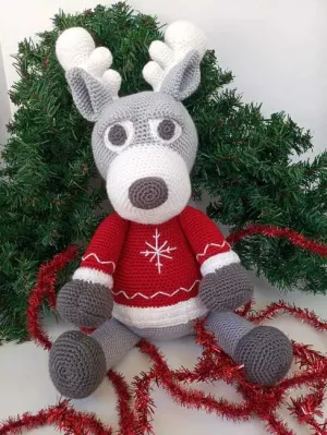 Christmas Reindeer Crochet Pattern Blitzen