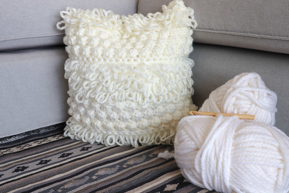 FREE Boho Crochet Pillow Crochet pattern Ribblr