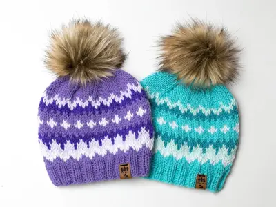 Colorful Bernie Mittens Inspired Hat