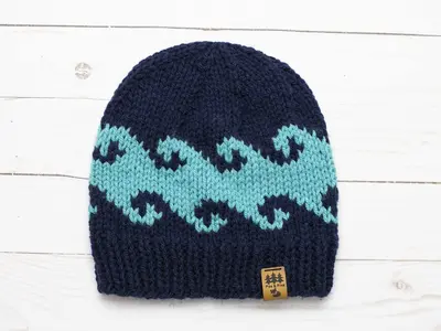 Wave Beanie Hat