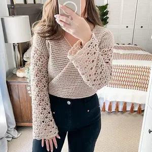 Plush & Blush Crop Top - Crochet Pattern - MJ's off the Hook Designs