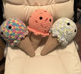 Giant Ice-Cream Cone Plushie