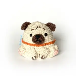 Pug Dog Amigurumi